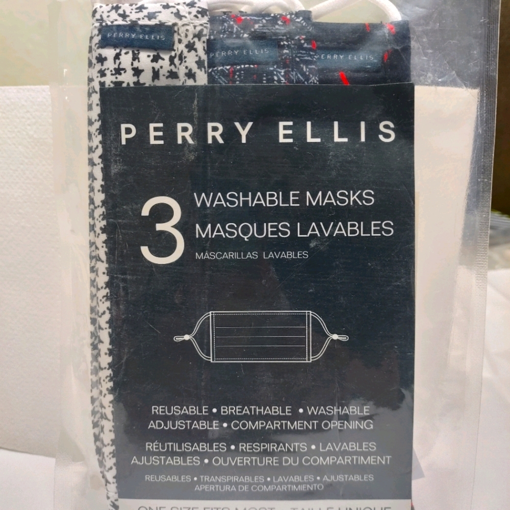 Perry Ellis Standard Reusable Rounded Woven Fabric